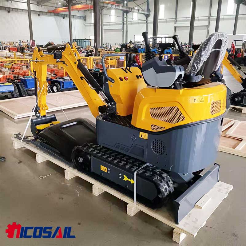 Urban Farming In China - Urban Infrastructure 1.2t Mini Excavator OKW12–