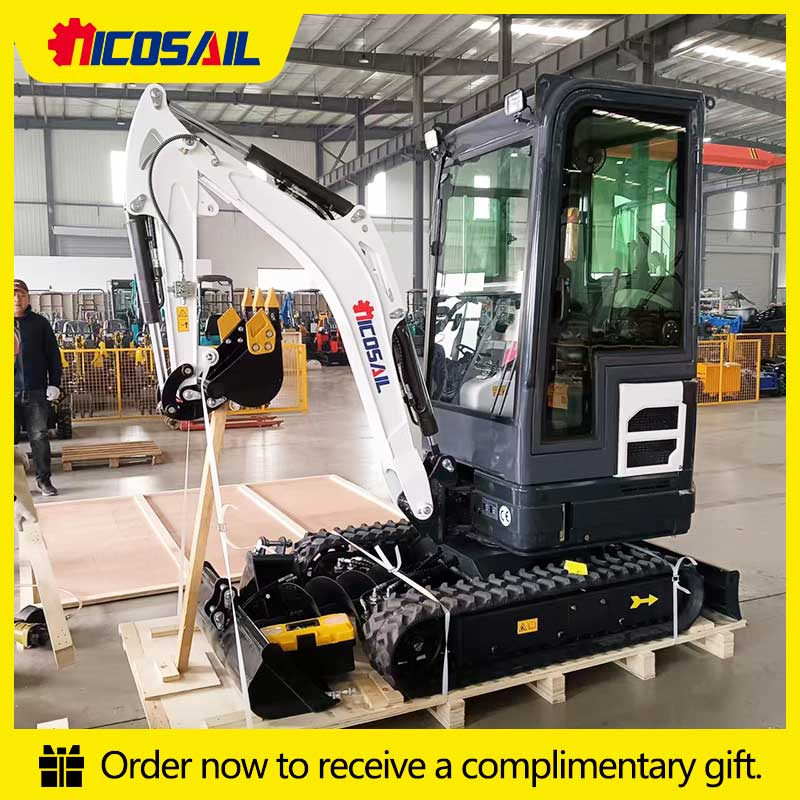 Urban Farming In China - Compact 2t Mini Crawler Excavator OKW20