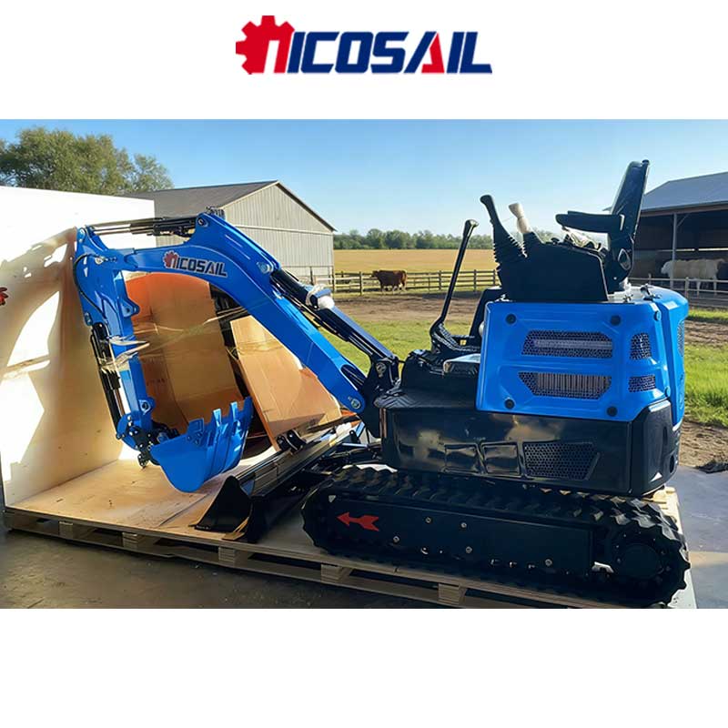 Urban Farming In China - Maneuverable Construction 2t Mini bagger Excavator
