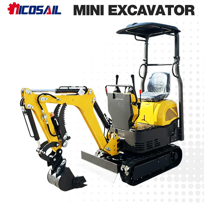 Compact 1t Mini Excavator Mult - Urban Farming In China 评论和价格