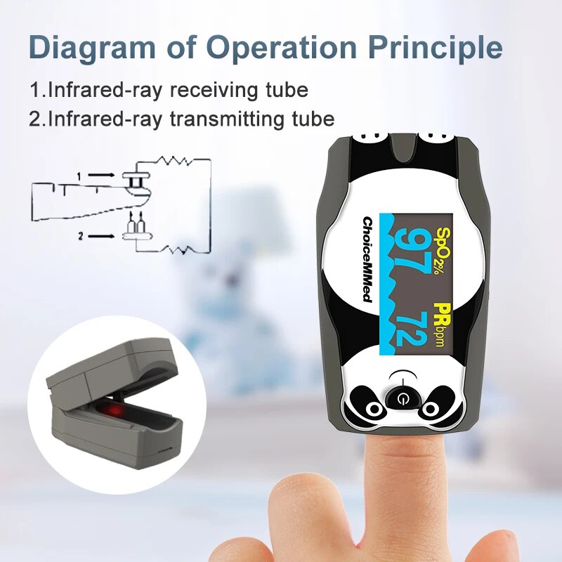 ChoiceMMed Pediatric Finger Pu - Do Oxygen Meter 评论和价格