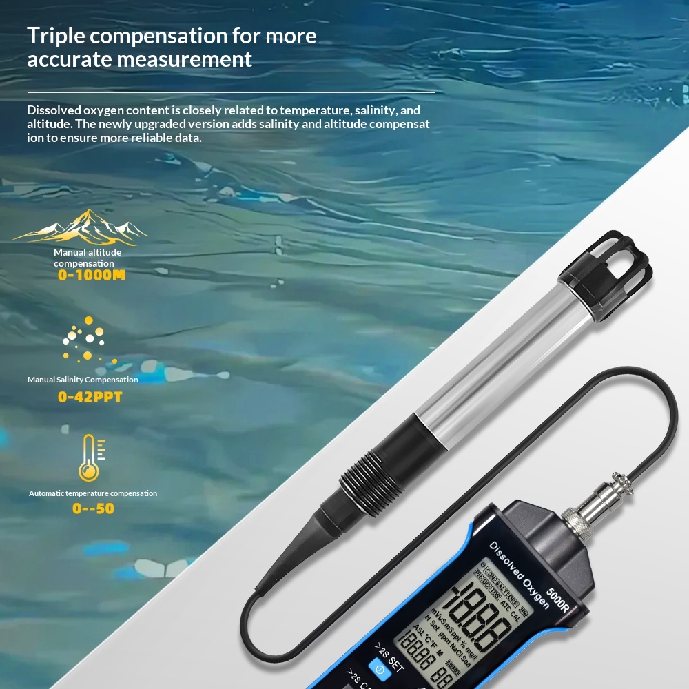 HoldPeak Fluorescence Dissolve - Do Oxygen Meter 评论和价格