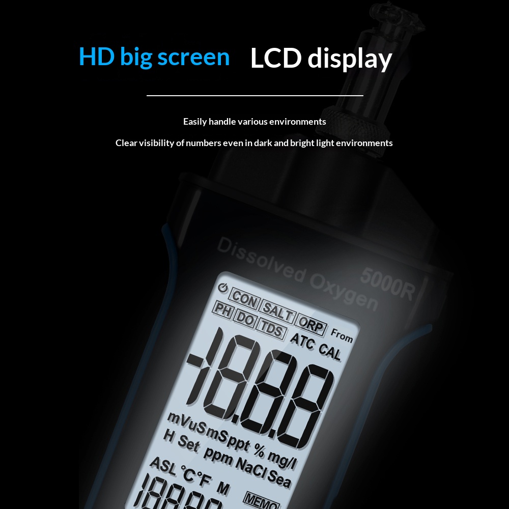 HoldPeak Fluorescence Dissolve - Do Oxygen Meter 评论和价格