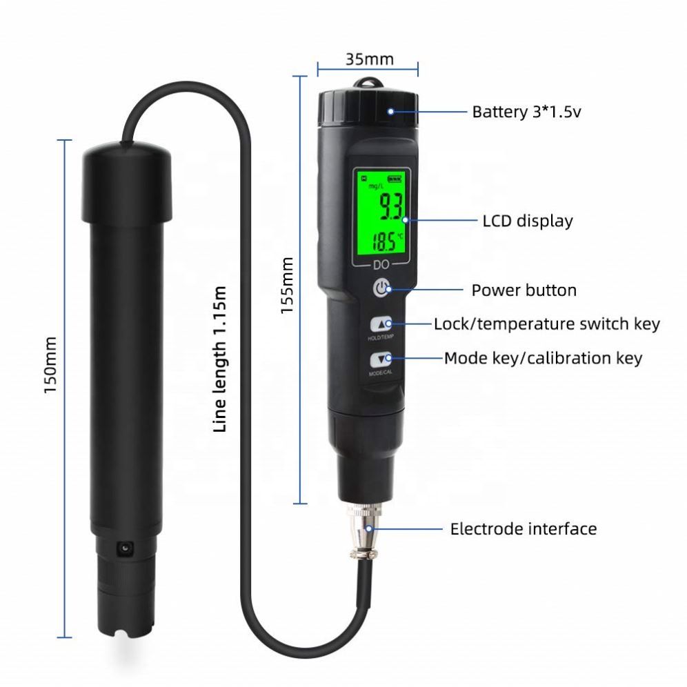 Portable Dissolved Oxygen 0-30 - Do Oxygen Meter 评论和价格
